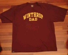 WINTHROP University Eagles WU JanSport DAD Father NCAA Cotton Tee T-Shirt, XXL