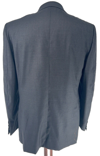 ERMENEGILDO ZEGNA Exclusive Italian Suit Slim Custom-Fit US 40R Charcoal Wool - Picture 8 of 15