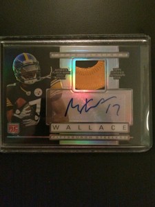 2009-Topps-Platinum-Black-Refractor-MW-Mike-Wallace-Rookie-Patch-Auto-5-25