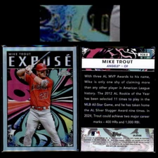 2024 MLB TOPPS CHROME #TCE-2 MIKE TROUT EXPOSE SSP #3/10  ANGELS