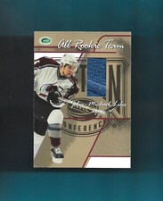 GOLD /10! JOHN-MICHAEL LILES COLORADO! 03-04 Parkhurst ALL ROOKIE TEAM JERSEY RC