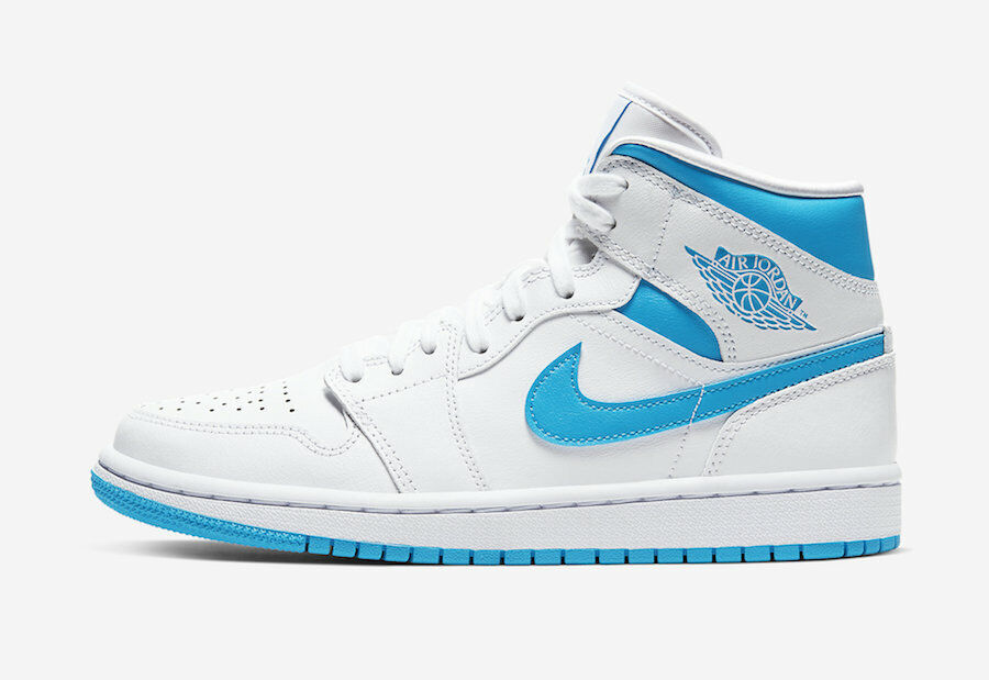 2020 Nike Air Jordan 1 Mid UNC Women's Size 9.5. Men's Size 2020 Nike Air Jordan 1 Mid UNC Women's Size 9.5. Men's Size
