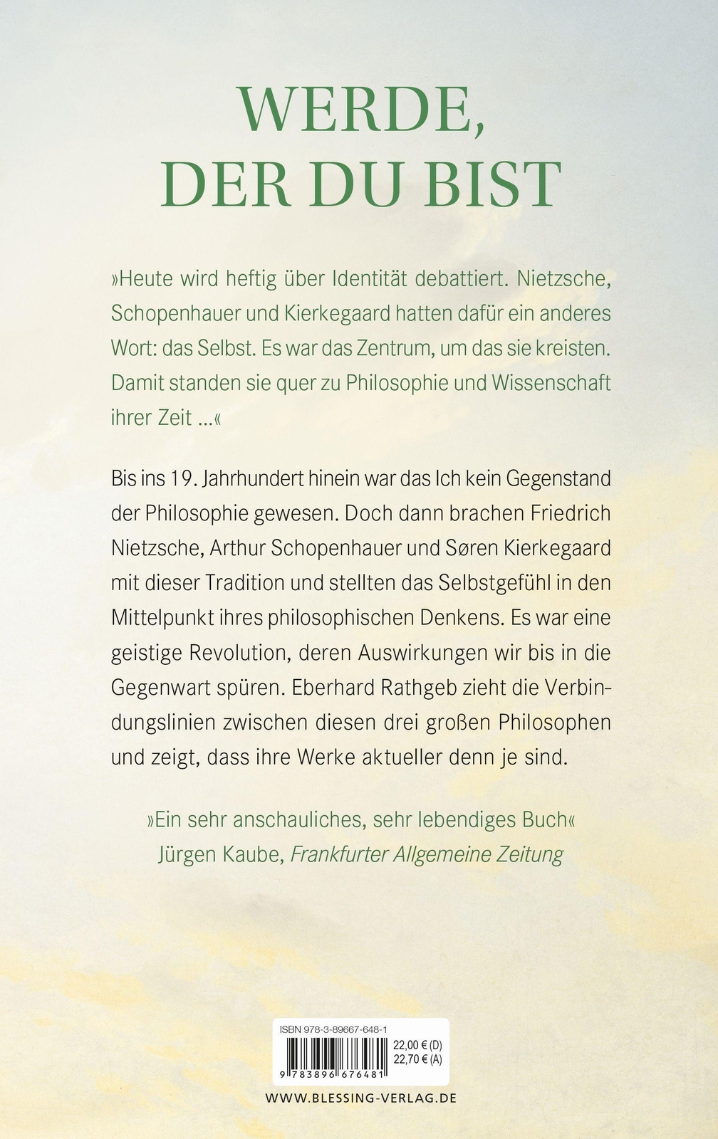 Thumbnail - Die Entdeckung Des Selbst | Eberhard Rathgeb | Buch | 320 S. | Deutsch