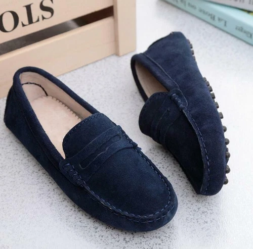 Women‘s Slip Loafers pumps on Moccasins leather Suede Ladies Shoes Flats Driving - Bild 26 von 27