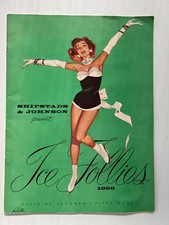 Vintage 1958 Shipstads Johnson Ice Follies Magazine Souvenir Program, Official