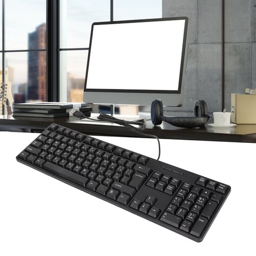 Arabic Keyboard 104 Keys USB Interface Wired Design Black ABS Material Office - Picture 11 of 12
