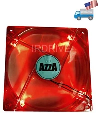 New AZZA Silent 140mm Quad Red LED Gaming PC System Tower Case 4-pin Cooling Fan