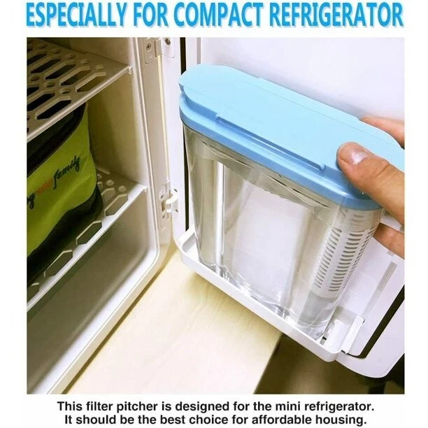 5-Cup Water Filtration Pitcher Household Water Filter Jug Purifier BPA-Free DP01 - Image 4 of 4