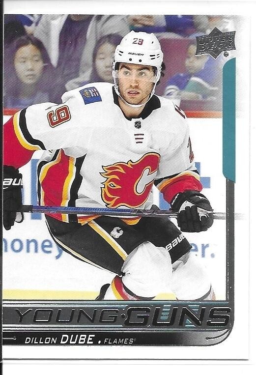 2018-19 Upper Deck Young Guns Dillon Dube Rookie Card RC #207