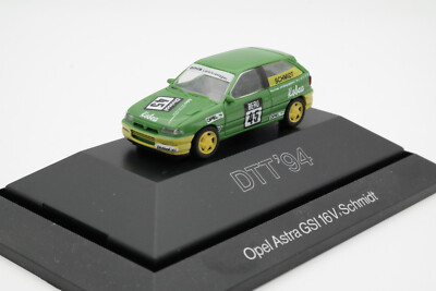 Rietze RM 1:87 Opel Astra GSI 16V DTT 94 Schmidt Grün Exclusiv Modell