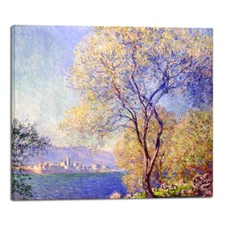 Canvas Wall Art Antibes Seen from The Salis Garden 1988 by Claude Monet