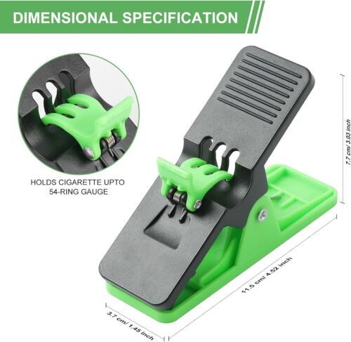 Clip per Sigari - Supporto Multifunzione per Carrello da Golf - Verde/Nero/Arancione - Foto 2 di 3