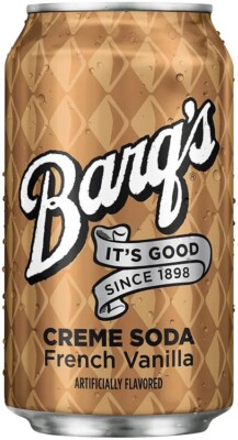 Barqs French Vanilla Cream Creme Soda 12oz Exotic Pop 24 Cans