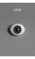 Dollmore BJD glass eyes 12mm Classic Flat Back Oval Glass Eyes CC06