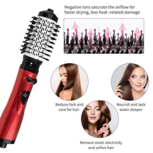 3 in1 Hot Air Styler and Rotating Hair Dryer Hair Straightener Curler Brush Comb - Picture 4 of 12