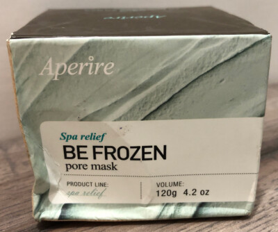 Aperire Spa Relief Be Frozen Pore  Mask Deep Cleansing Facial 4.2oz Exp. 06/2026