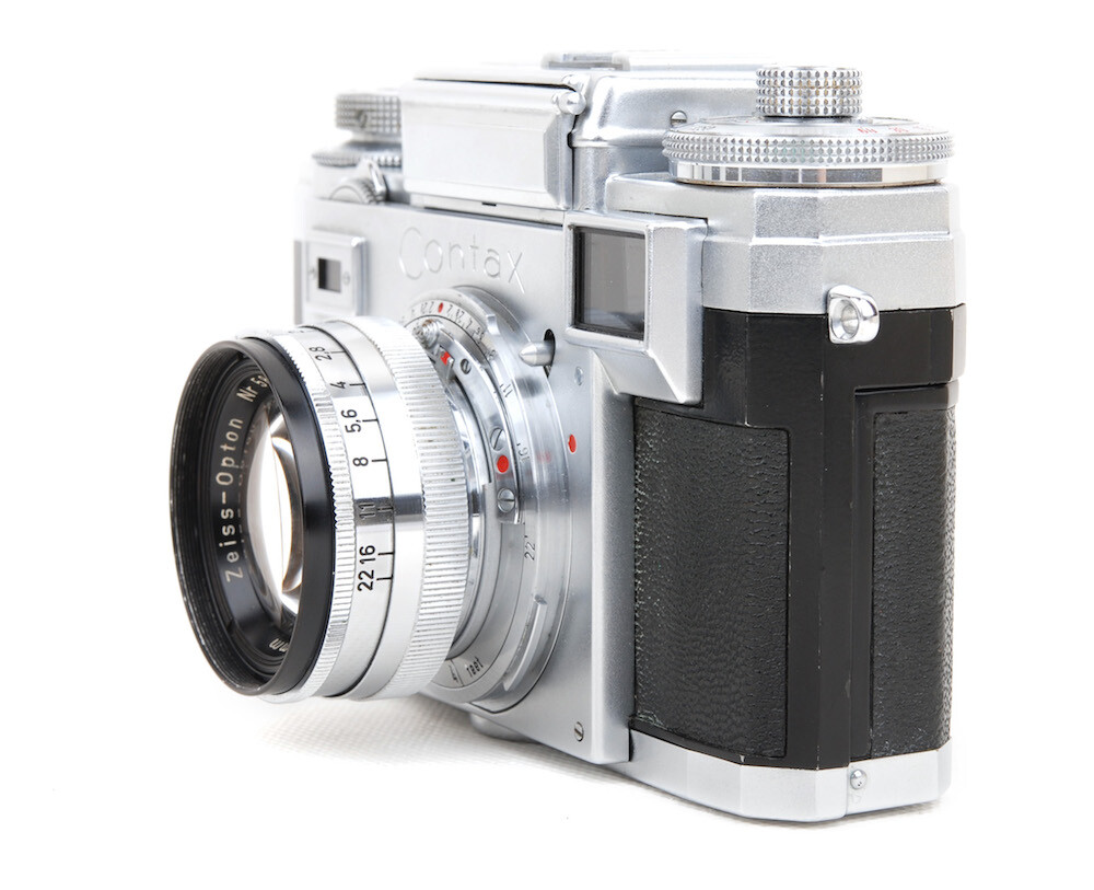 Ex+ Zeiss Ikon Contax III Silver Camera Body +Sonnar 50mm f/2