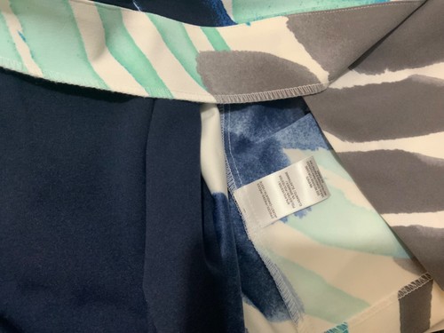 Danny and Nicole Sleeveless Dress Jacket Set 10 Blue Sheat Cardigan Color Wave - Picture 8 of 8
