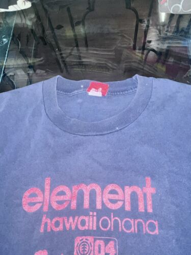 Vintage Element Skateboards Hawaii Ohana T Shirt Mens Large Distressed Skater - Picture 5 of 19