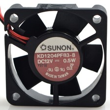 SUNON Cooling Fan KD1204PFB3-8 12V 0.5W 4CM 4010 2Pin 40x40x10mm 1.6"x1.6"x0.4"