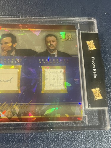 2022 Pieces Of The Past 118 Grant Roosevelt Lincoln Triple Relics - Picture 3 of 5