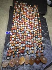 Natural Gobi Multi-Color Alashan Agate/stone Pendant Necklace,Suiseki-viewing