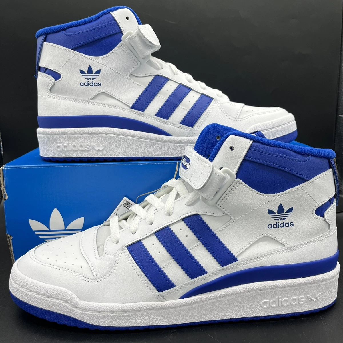 ADIDAS ORIGINALS Forum Mid White Royal FY4976 Men's shoes Multi Size NEW