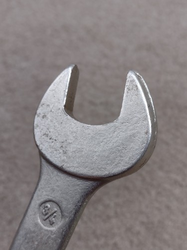 Vadimonium 5/8" x 3/4" Double Open End Wrench Germany German Made Standard Tool. - Picture 3 of 12