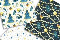 12 A4 Scrapbook Papier Basteln Bastelpapier Designerpapier Weihnachten Aquarell