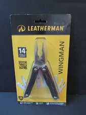 New LEATHERMAN Wingman 14 Function Multi-Tool Stainless Steel Outdoor Sheath NIP