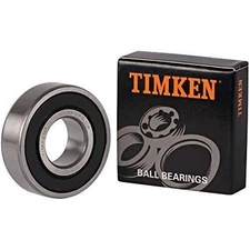 2(PACK) 6203-2RS C3TIMKEN 17X40X12mm 2 Rubber Sealed Bearing NEW