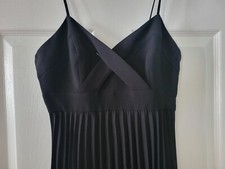 Beautiful HAYDEN Black and Write Pleated Gown, size 2-4 (run small)