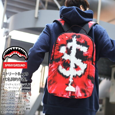 バッグ sprayground SPRAYGROUND Backpack Bag Unisex Red Dollar Pattern Large Size