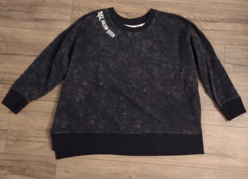 Sudadera LuLaRoe Halloween Hallow Queen 2XL** Modelada Negra Con Aberturas Laterales  - Imagen 1 de 5