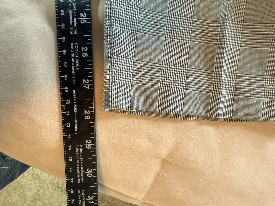 Черно-белые плиссированные прямые брюки Michael James для мальчиков размер 16 - Изображение 3 из 4