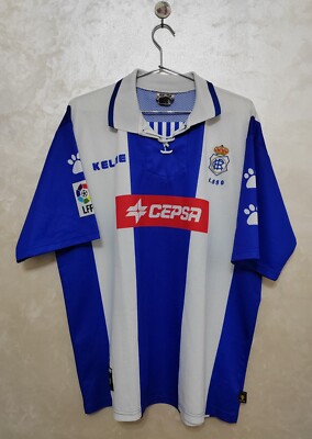 1998-00 Recreativo Huelva Home Shirt Camiseta Kelme Jersey Spain