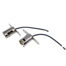 US Stock 2pcs BA15s Bayonet Light Bulb Socket 1073 1093 7506 1156 one Wire