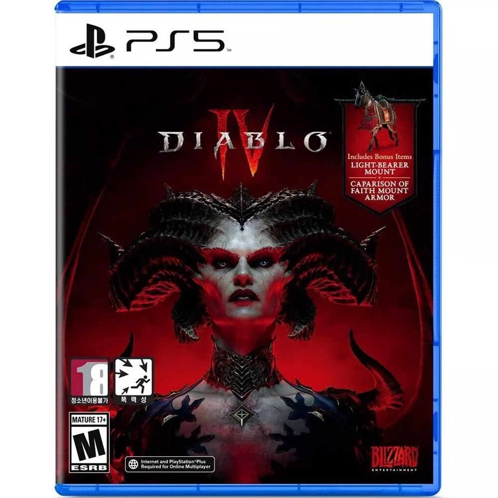 PS5 Diablo IV 4 [Korean English German Spanish Italian French