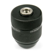1X Keyless Metal Drill Chuck For Hand Electric Drill 3/8-24UNF Thread 0.8-10mm