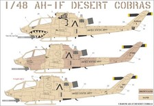 UpRise Decals UR48158 - DECAL AH-1F Desert Cobras 1/48