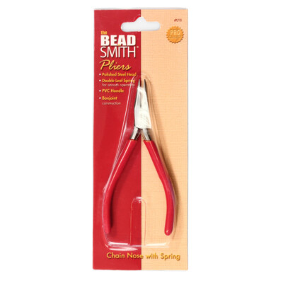 BeadSmith  PL700 Slim Line Serie Kettenzange mit Feder * Schmuckwerkzeuge