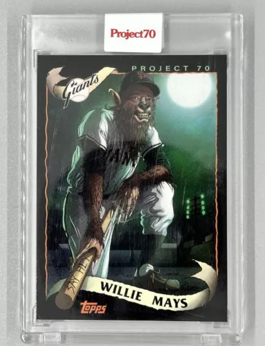 Willie Mays 2021 Topps Project 70 x Alex Pardee #176 - Exclusive /9137