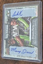 2022 Upper Deck AEW Private Party Pyro Auto Marq Quen/Isiah Kassidy Tag Champ/25