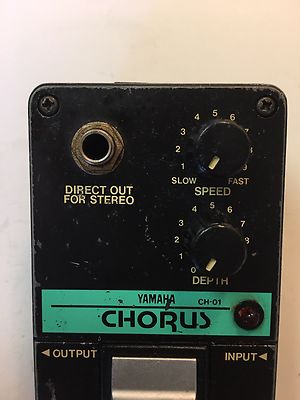 YAMAHAコーラスCH01 希少 Yamaha CH-01 Stereo Analog Chorus Vibrato Rare Vintage Guitar