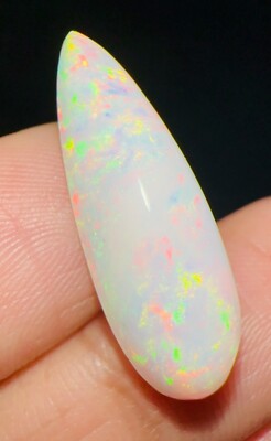 Precious 5.00 Carats Sparkling Natural Ethiopian Opal Cabochon - Top Flash 13 B1