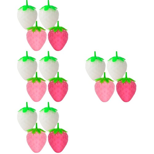 16 PCs Fruchtstressspielzeug Stress entlasten Spielthings Obst Erdbeer -Squeeze - 第 3/12 張圖片