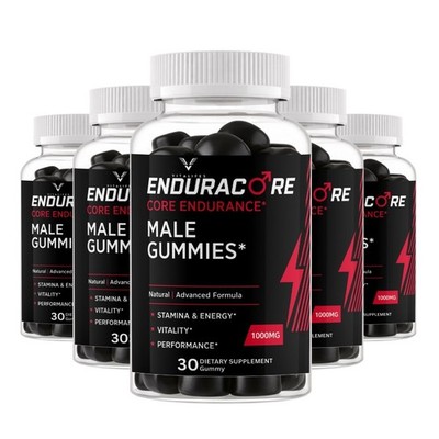 (5 Pack) Enduracore Gummys Advanced Male Support Formula Endura Core 300 Gummies