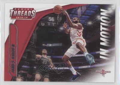 2018-19 Panini Threads In Motion James Harden #5 0qr0