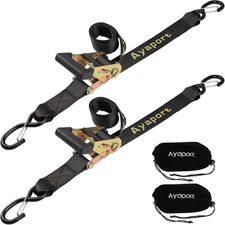 Boat Trailer Transom Tie down Straps for Boat Jet Ski Kayak Canoe 4 Feet 1.6 Inc