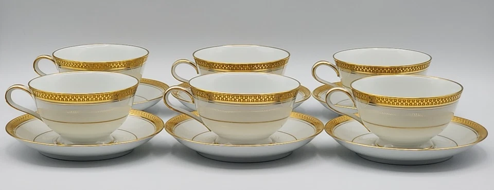 Noritake Goldridge 6 чашек с блюдцами - Изображение 2 из 4